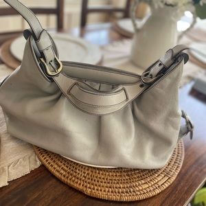 Fendi Hobo light gray purse, Fendi Borsa Doctor Hobo. Authentic. Leather.  Used